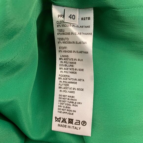 PAUL SMITH Size 4 Black Jersey Beaded Open Back Long Dress - Picture 5 of 6